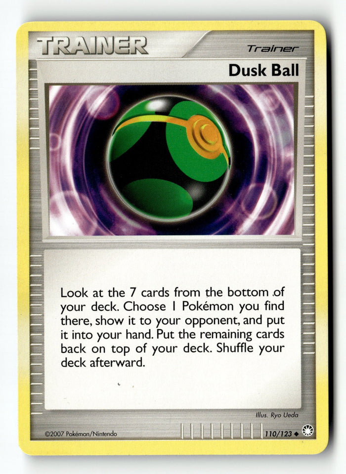 Pokemon Card Dusk Ball LP Mysterious Treasures Uncommon 110/123
