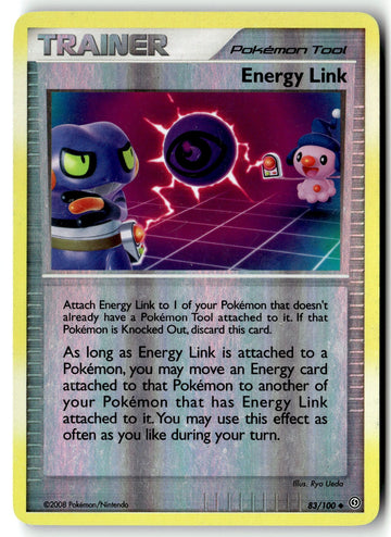 Pokemon Card Energy Link LP Stormfront Reverse Holo Uncommon 83/100