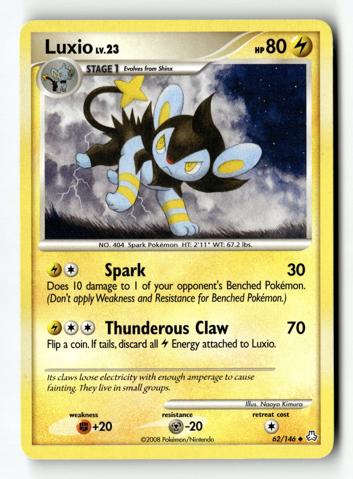 Pokemon Card Luxio LP Legends Awakened Uncommon 62/146