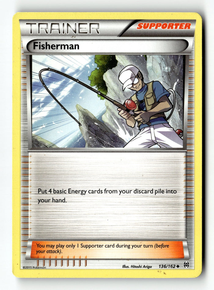 Pokemon Card Fisherman LP XY - BREAKthrough Uncommon 136/162