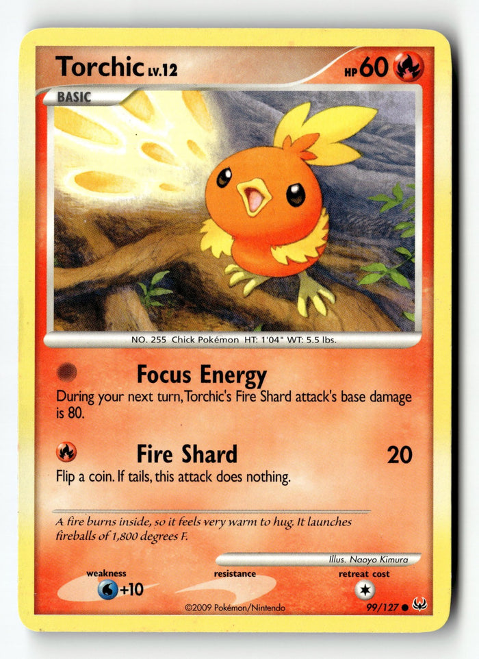 Pokemon Card Torchic LP Platinum 99/127