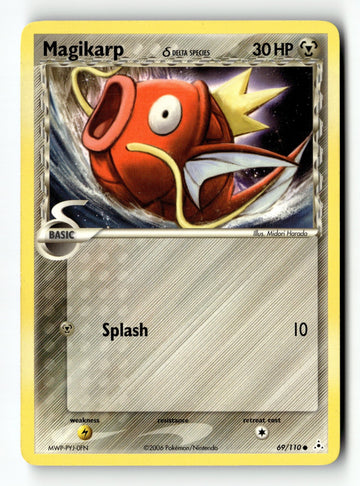 Pokemon Card Magikarp (Delta Species) Normal LP Holon Phantoms 69/110