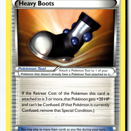 Pokemon Card Heavy Boots LP XY - BREAKthrough Uncommon 141/162