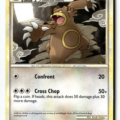 Pokemon Card Ursaring LP Unleashed 27/95