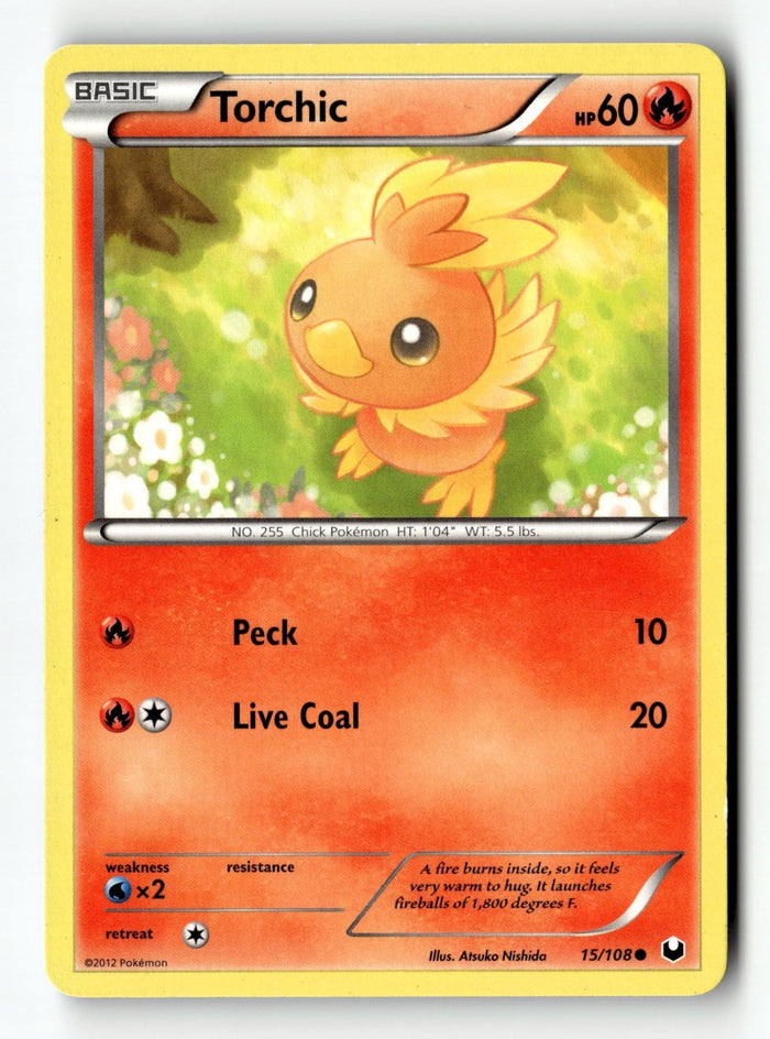 Pokemon Card Torchic (15) LP Dark Explorers 15/108