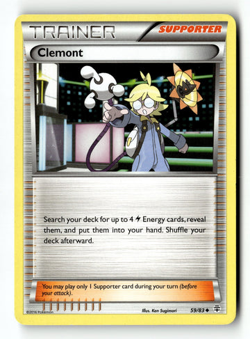 Pokemon Card Clemont LP Generations Uncommon 59/83