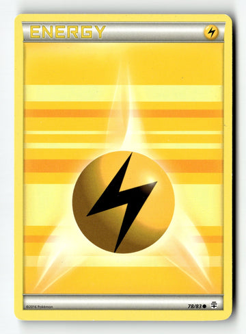 Pokemon Card Lightning Energy LP Generations Common 78/83
