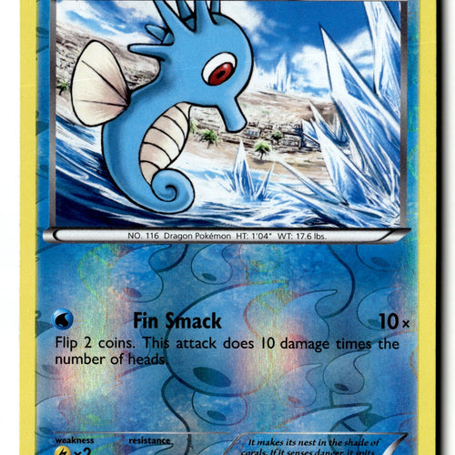 Pokemon Card Horsea LP Plasma Freeze Reverse Holo Common 18/116