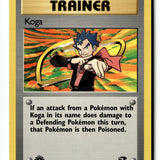 Pokemon Card Koga (106) LP Gym Challenge 1st Edition Rare 106/132
