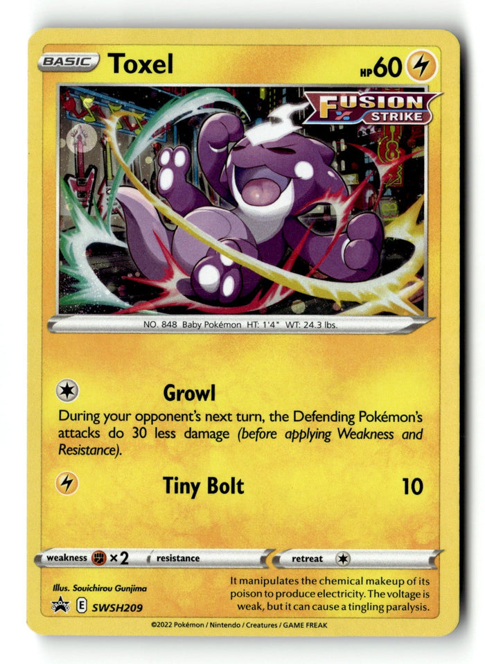 Pokemon Card Toxel - Holo LP SWSH: Sword & Shield Promo Cards SWSH209