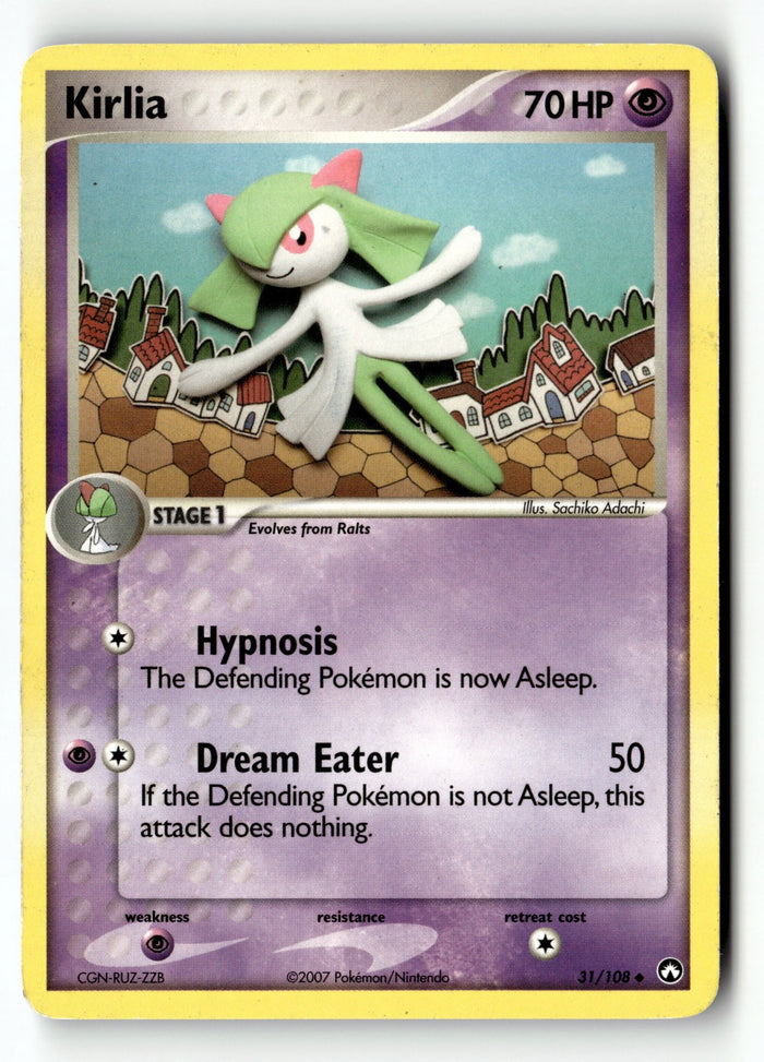 Pokemon Card Kirlia LP Power Keepers Uncommon 31/108