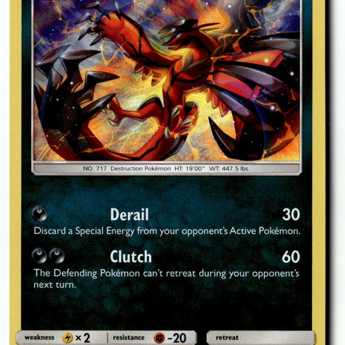 Pokemon Card Yveltal Holo LP SM - Team Up 95/181