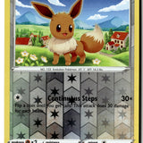 Pokemon Card Eevee LP Fusion Strike Reverse Holo Common 205/264