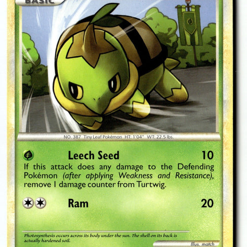 Pokemon Card Turtwig LP Unleashed 67/95