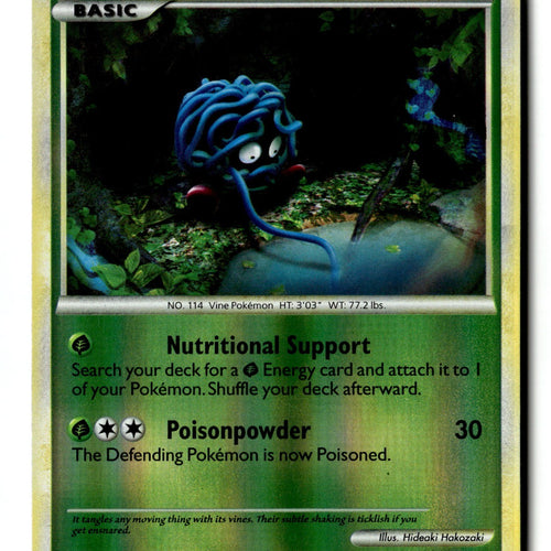 Pokemon Card Tangela Reverse Holo LP Call of Legends 72/95