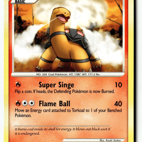 Pokemon Card Torkoal LP Platinum 100/127