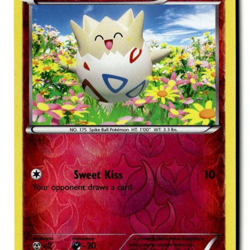 Pokemon Card Togepi Reverse Holo LP XY - Roaring Skies 43/108