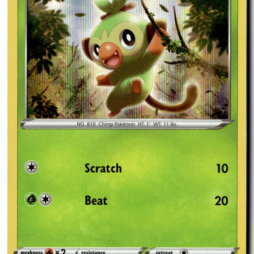 Pokemon Card Grookey - LP Miscellaneous Cards & Products Promo 011/202