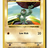 Pokemon Card Machop Unlimited LP Base Set Shadowless 052/102