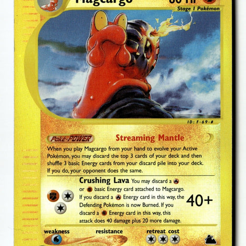 Pokemon Card Magcargo (18) Reverse Holo LP Skyridge 18/144