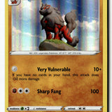 Pokemon Card Hisuian Arcanine LP SWSH11: Lost Origin Holo Rare 084/196