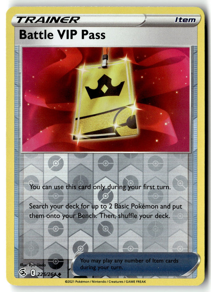 Pokemon Card Battle VIP Pass LP  Fusion Strike Reverse Holo Uncommon 225/264