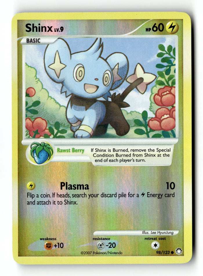 Pokemon Card Shinx Reverse Holo LP Mysterious Treasures 98/123