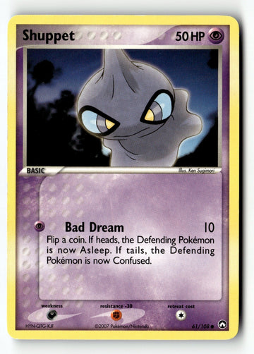 Pokemon Card Shuppet LP Power Keepers 61/108