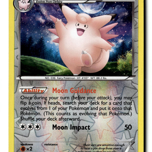 Pokemon Card Clefable LP Plasma Storm Reverse Holo Rare 98/135