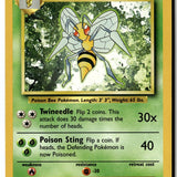 Pokemon Card Beedrill LP Base Set (Shadowless) Rare 17/102