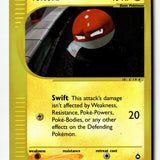 Pokemon Card Voltorb (115) Reverse Holo LP Aquapolis 115/147