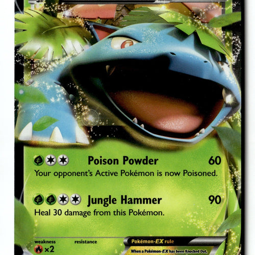 Pokemon Card Venusaur EX Holo LP XY Base Set 1/146
