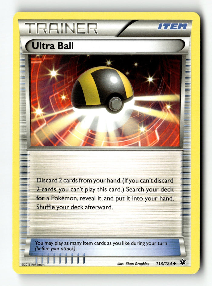 Pokemon Card Ultra Ball LP XY - Fates Collide 113/124