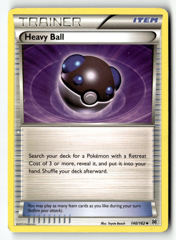 Pokemon Card Heavy Ball LP XY - BREAKthrough Uncommon 140/162