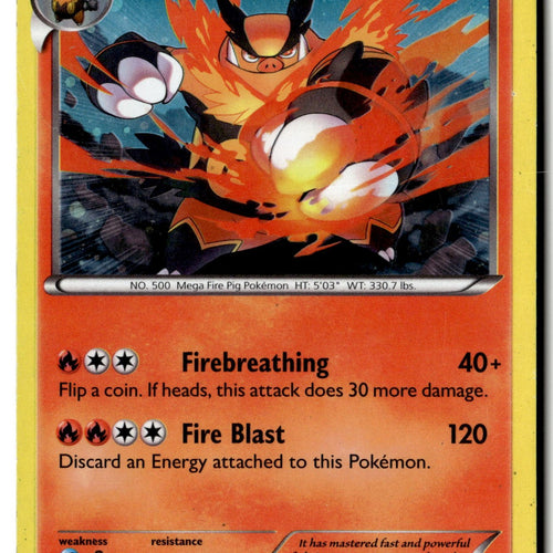 Pokemon Card Emboar - 26/149 (Cosmos Holo) LP Blister Exclusives Promo 026/149