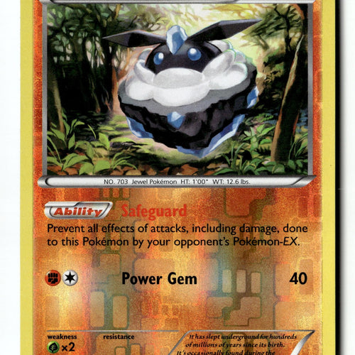 Pokemon Card Carbink (50) LP XY - Fates Collide Reverse Holo Common 50/124