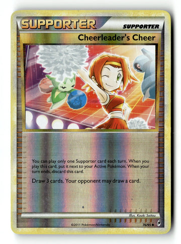 Pokemon Card Cheerleader's Cheer LP Call of Legends Reverse Holo Uncommon 76/95