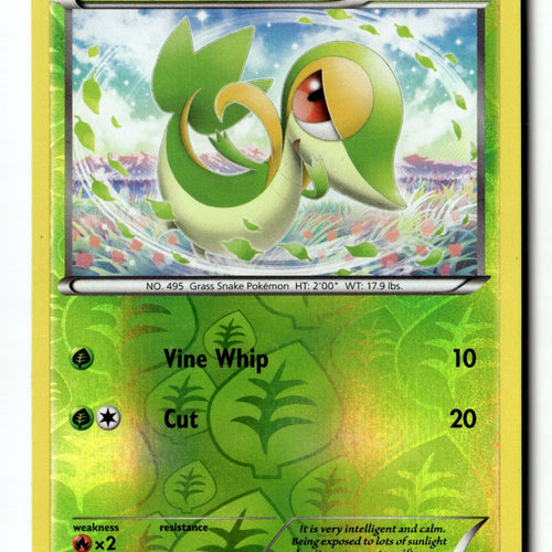 Pokemon Card Snivy Reverse Holo LP Boundaries Crossed 11/149