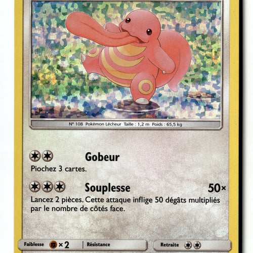 Pokemon Card Lickitung McDonald's 2019 Holo FRENCH 37/40