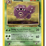 Pokemon Card Weezing Unlimited LP Fossil 45/62