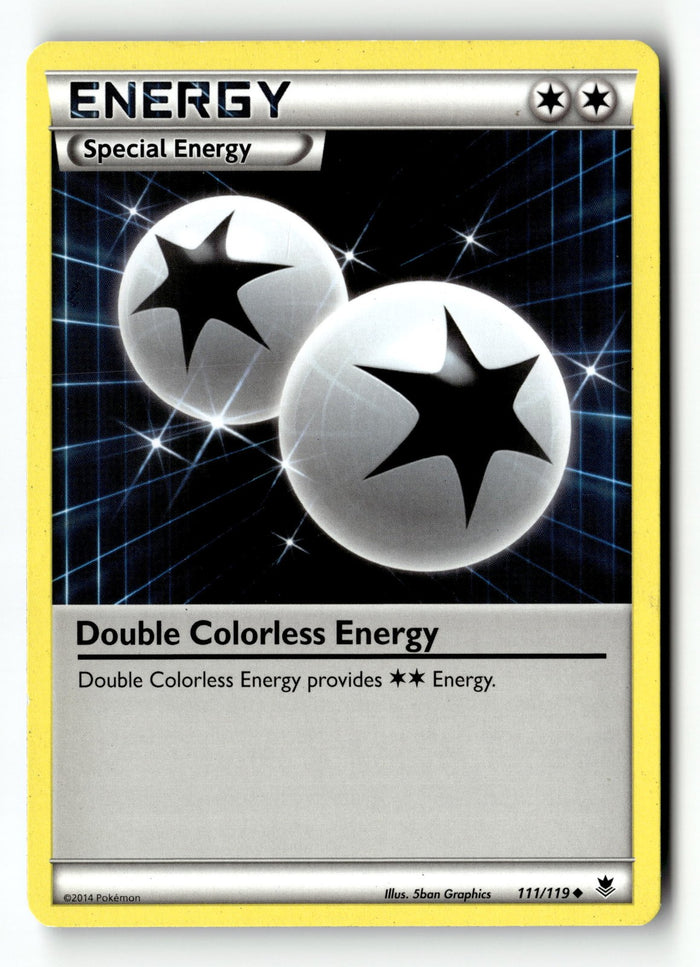 Pokemon Card Double Colorless Energy LP XY - Phantom Forces Uncommon 111/119