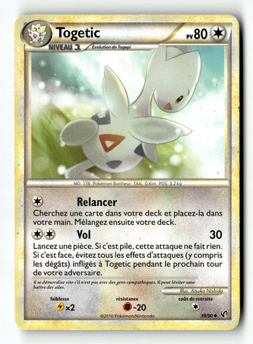 Pokemon Card Togetic LP Undaunted 39/90