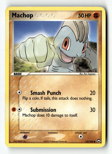 Pokemon Card Machop Normal LP Power Keepers 53/108