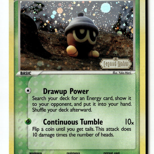 Pokemon Card Seedot Reverse Holo LP Legend Maker 61/92