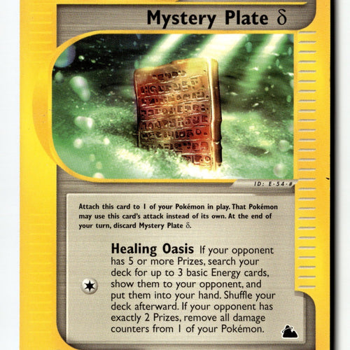 Pokemon Card Mystery Plate Delta LP Skyridge 136/144