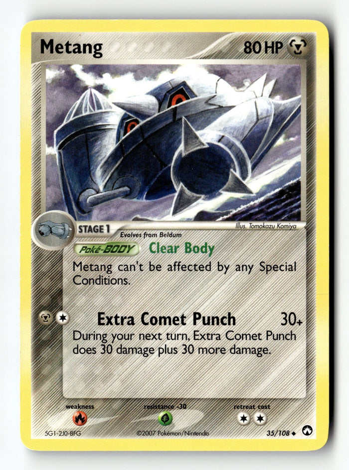 Pokemon Card Metang LP Power Keepers 35/108