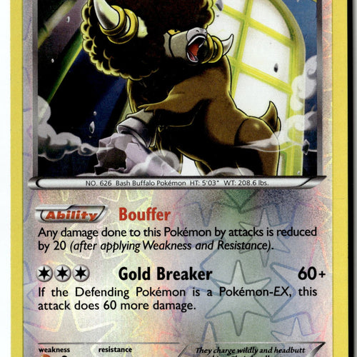 Pokemon Card Bouffalant LP Dragons Exalted Reverse Holo Uncommon 110/124