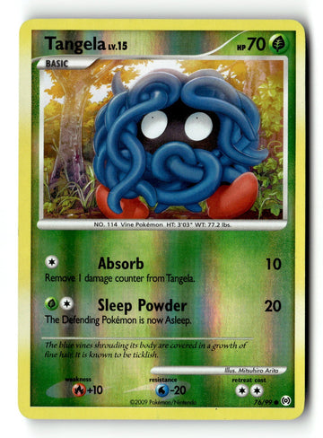 Pokemon Card Tangela (76) Reverse Holo LP Arceus 76/99