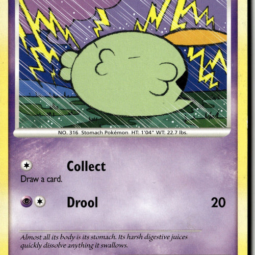 Pokemon Card Gulpin (66) LP Arceus Common 66/99