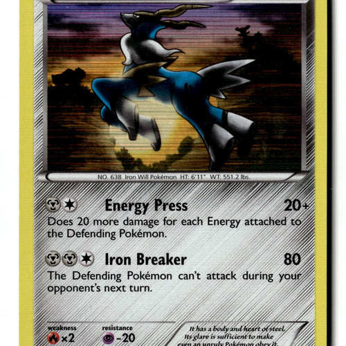 Pokemon Card Cobalion LP Legendary Treasures Holo Rare 91/113
